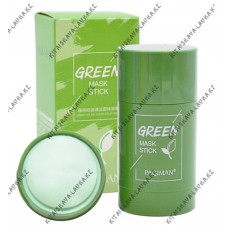 Маска стик глиняная  для глубокого очищения и сужения пор с экстрактом Зеленого Чая Green Mask Stick 40 gr 