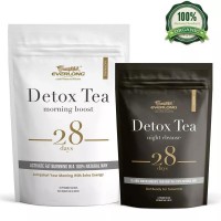 Чайный детокс-комплекс для снижения веса на 28 дней (утренний и вечерний чай)
